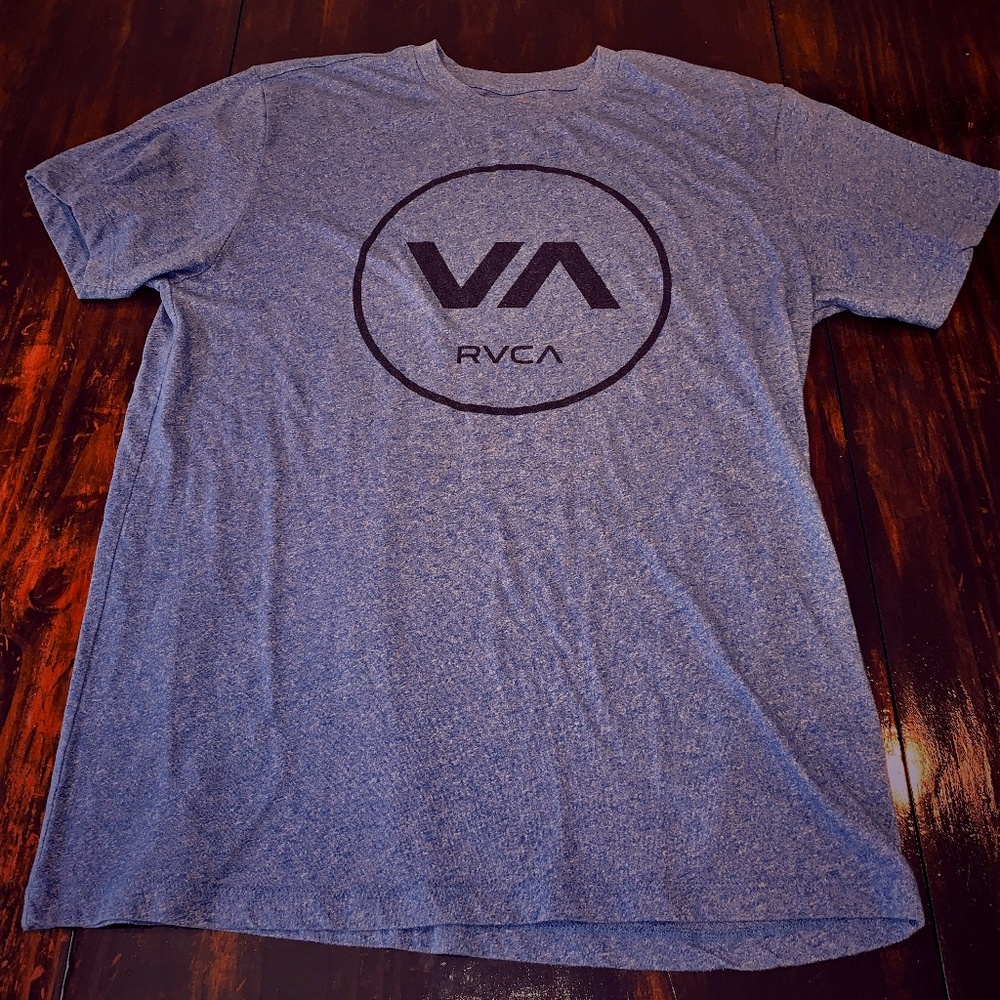 RVCA Men's Slim Fit Logo T-Shirt Size: Large